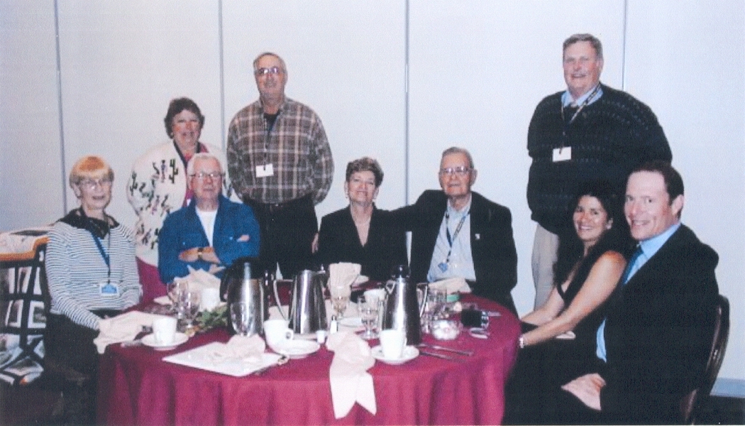 First Lady??????, Donna Lilloren, Ed Lilloren, Man in blue shirt????? Standing man?????Linda Horch, Charlie Horch, Linda Horch (Charlies daughter-in-law) and Marc Horch